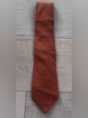 Hermes silk tie made in France